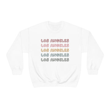 Los Angeles, California Sweatshirt - Retro Five Color Unisex