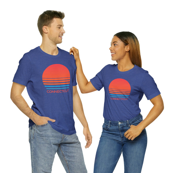 Connecticut T-Shirt - Retro 80s Unisex Connecticut Shirt
