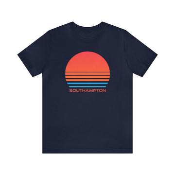 Buy navy Southampton, New York T-Shirt - Retro 80s Unisex Southampton Shirt