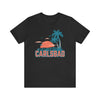 Carlsbad, California T-Shirt - Retro Palm Tree & Beach Unisex Carlsbad Shirt