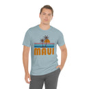 Maui, Hawaii T-Shirt - Retro Palm Tree Unisex Maui Shirt-32