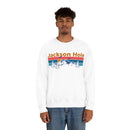 Jackson Hole, Wyoming Sweatshirt - Mountain & Birds Unisex-3