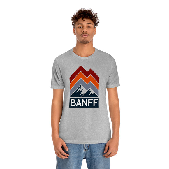 Banff, Canada T-Shirt - Retro Mountain Unisex Banff Shirt
