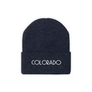 Colorado Beanie - Adult Embroidered Colorado Knit Hat-17