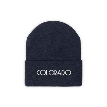 Buy true-navy Colorado Beanie - Adult Embroidered Colorado Knit Hat