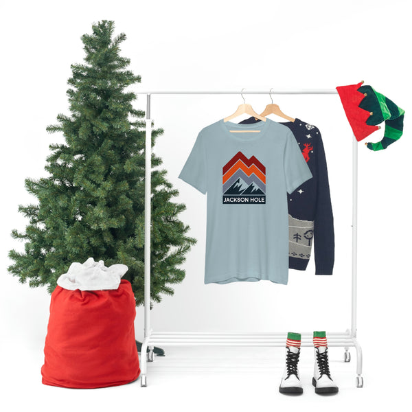 Jackson Hole, Wyoming T-Shirt - Retro Mountain Unisex Jackson Hole Shirt