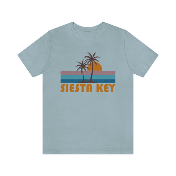 Siesta Key, Florida T-Shirt - Retro Palm Tree Unisex Siesta Key Shirt