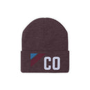 Copy of Colorado Beanie - Adult Embroidered Retro Sunset Colorado Knit Hat-37