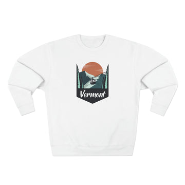 Premium Vermont Crewneck Sweatshirt - Retro Unisex Sweatshirt
