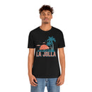 La Jolla, California T-Shirt - Retro Palm Tree & Beach Unisex La Jolla Shirt-20