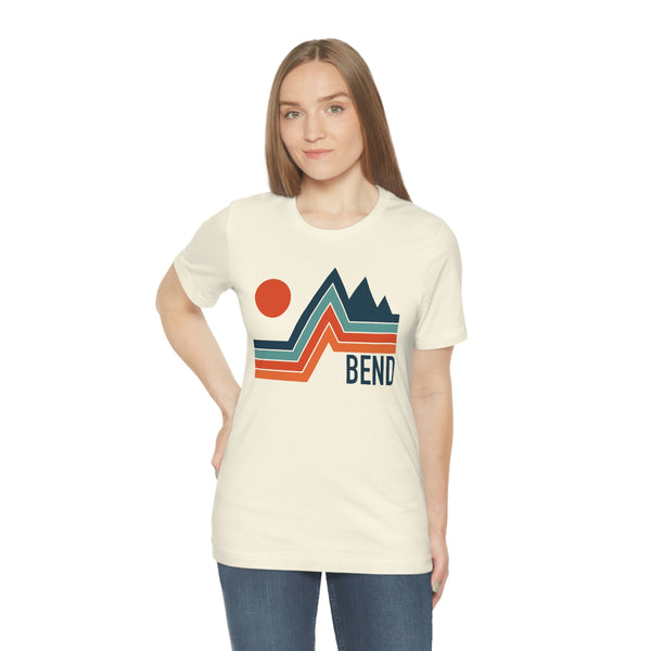 Bend, Oregon T-Shirt - Retro Mountain Unisex Bend Shirt