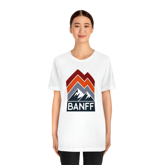 Banff, Canada T-Shirt - Retro Mountain Unisex Banff Shirt