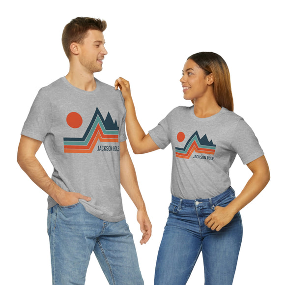 Jackson Hole, Wyoming T-Shirt - Retro Mountain Unisex Jackson Hole Shirt