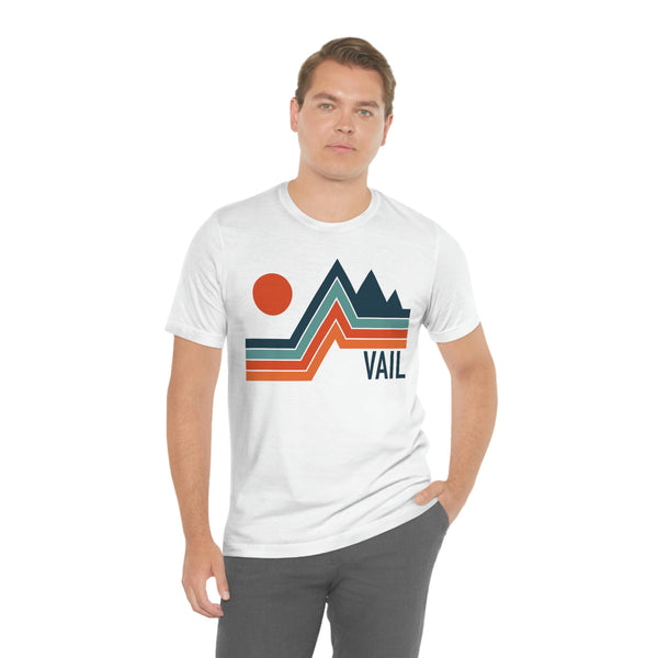 Vail, Colorado T-Shirt - Retro Mountain Unisex Vail Shirt