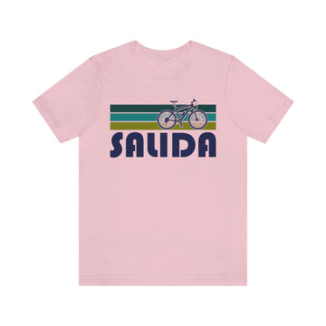Buy pink Salida T-Shirt - Retro Mountain Bike Adult Unisex Salida, Colorado T Shirt