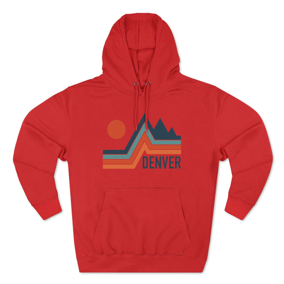 Premium Denver, Colorado Hoodie - Retro Unisex Sweatshirt