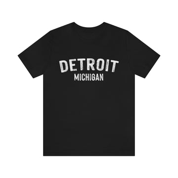 Buy black Detroit, Michigan Shirt - Paint Text Unisex Detroit T-Shirt