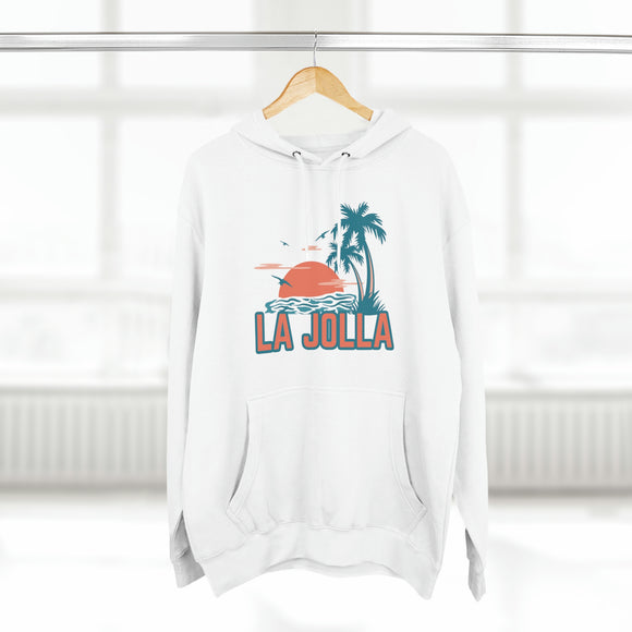 Premium La Jolla, California Hoodie - Palm Tree Unisex Sweatshirt