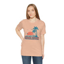 Charleston, South Carolina T-Shirt - Retro Palm Tree & Beach Unisex Charleston Shirt-29