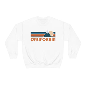 California Sweatshirt - Retro Mountain Unisex