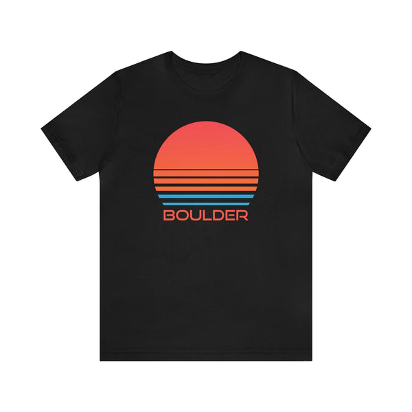 Boulder, Colorado T-Shirt - Retro 80s Unisex Boulder Shirt