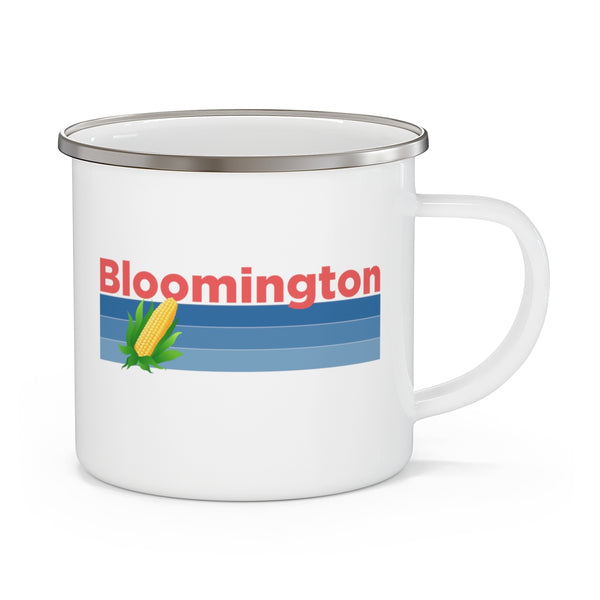 Bloomington, Indiana Camp Mug - Retro Corn Bloomington Mug