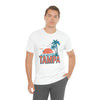 Tampa, Florida T-Shirt - Retro Palm Tree & Beach Unisex Tampa Shirt
