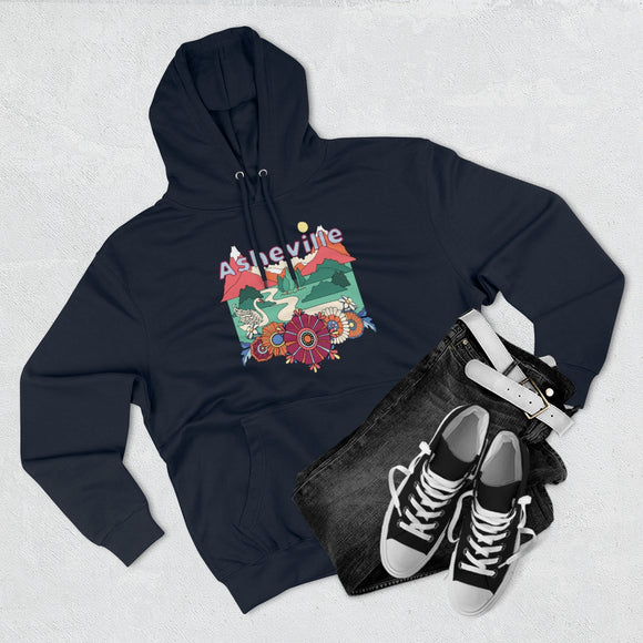 Premium Asheville, North Carolina Hoodie - Boho Unisex Sweatshirt