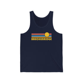 Breckenridge, Colorado Tank Top - Unisex Breckenridge Tank Top Retro Sun