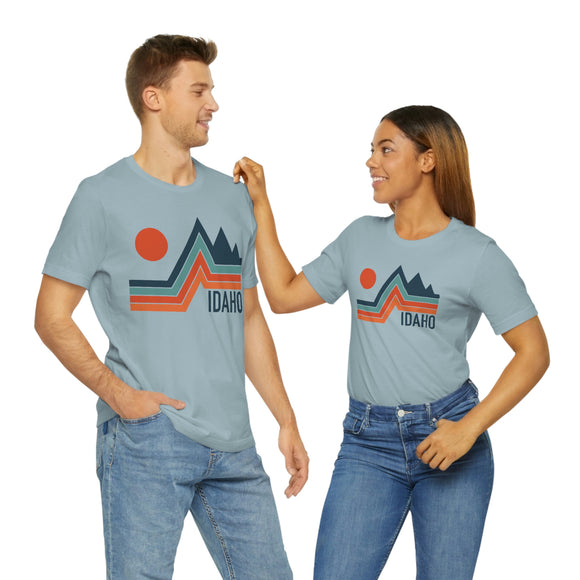 Idaho T-Shirt - Retro Mountain Unisex Idaho Shirt