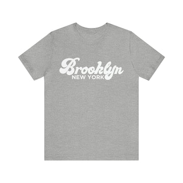 Buy athletic-heather Brooklyn, New York T-Shirt - Retro Unisex Brooklyn T Shirt