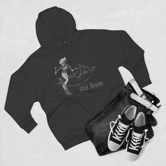Premium Ski Bum Hoodie - Retro Unisex Sweatshirt