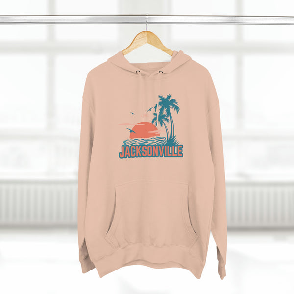 Premium Jacksonville, Florida Hoodie - Palm Tree Unisex Sweatshirt