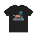 Tallahassee, Florida T-Shirt - Retro Palm Tree & Beach Unisex Tallahassee Shirt-9