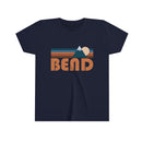 Bend Youth T-Shirt - Retro Mountain Oregon Kid's TShirt-5