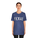 Texas T-Shirt - Paint Text Unisex Texas Shirt-17