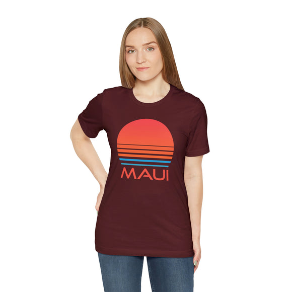 Maui, Hawaii T-Shirt - Retro 80s Unisex Maui Shirt
