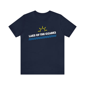Buy navy Lake of the Ozarks, Missouri T-Shirt - Adult Unisex Tee
