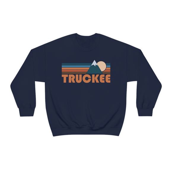 Truckee, California Sweatshirt - Retro Mountain Unisex