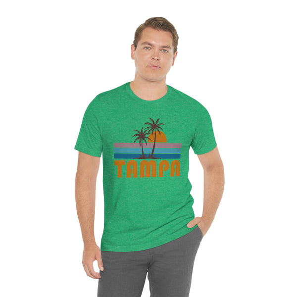 Tampa, Florida T-Shirt - Retro Palm Tree Unisex Tampa Shirt