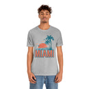 Miami, Florida T-Shirt - Retro Palm Tree & Beach Unisex Miami Shirt-44