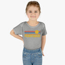 Portland Baby Bodysuit - Retro Sun Portland, Oregon Baby Bodysuit-9
