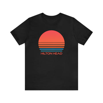 Buy black Hilton Head, South Carolina T-Shirt - Retro 80s Unisex Hilton Head Shirt