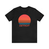 Detroit, Michigan T-Shirt - Retro 80s Unisex Detroit Shirt