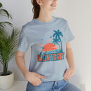 Monterey, California T-Shirt - Retro Palm Tree & Beach Unisex Monterey Shirt-69