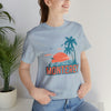 Monterey, California T-Shirt - Retro Palm Tree & Beach Unisex Monterey Shirt