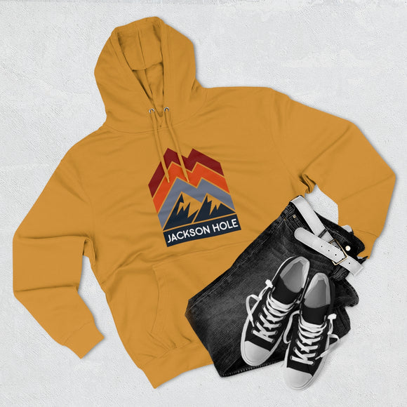Premium Jackson Hole, Wyoming Hoodie - Retro Unisex Sweatshirt