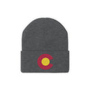 Colorado Beanie - Adult Embroidered Colorado Flag Knit Hat-5