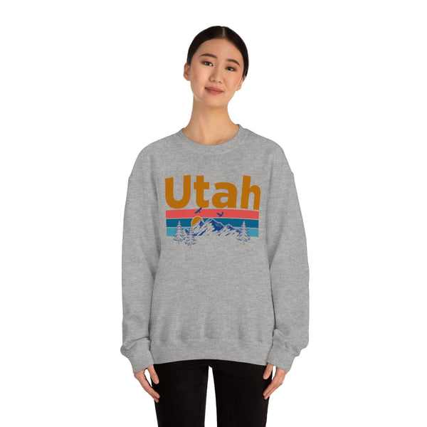 Utah Sweatshirt - Mountain & Birds Unisex