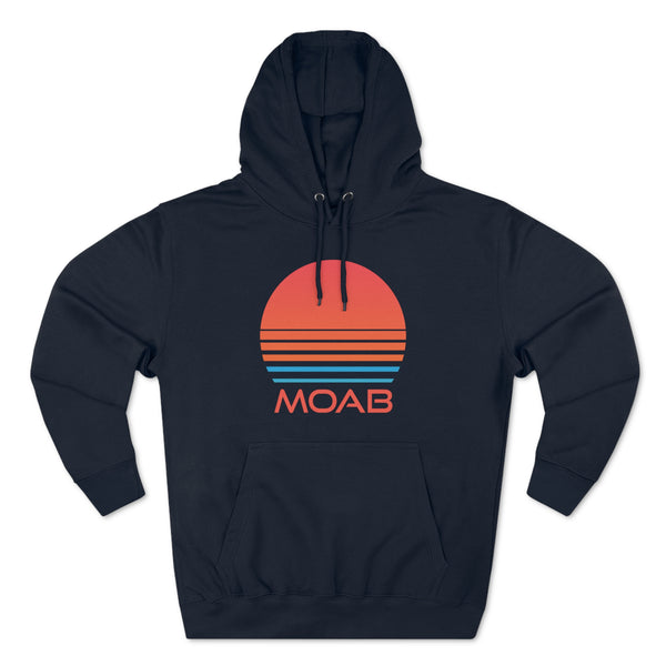Premium Moab, Utah Hoodie - Retro 80s Unisex Sweatshirt